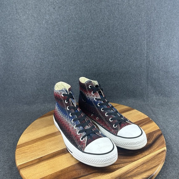 Converse All Star High Top Lace FlyKnit Woven Knit Mens Sz 11 Womens 13 148527C - Picture 2 of 11